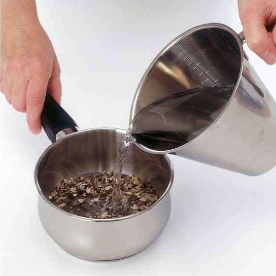 Préparer une décoction - étape 1