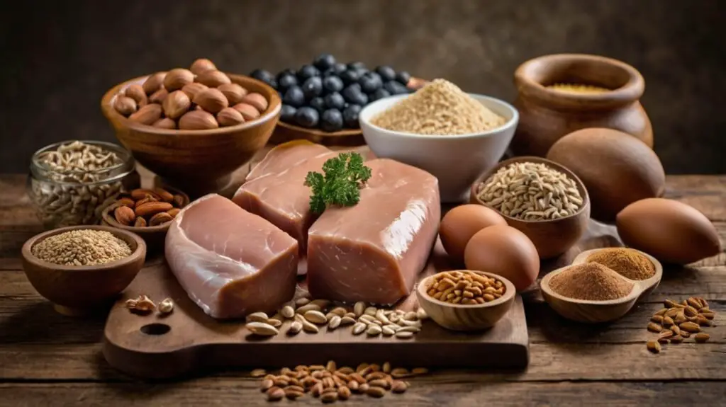 Des aliments riches en protéine